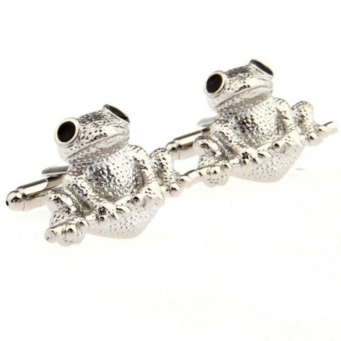 Frog-Animal-Silver-Modalooks-Cufflinks