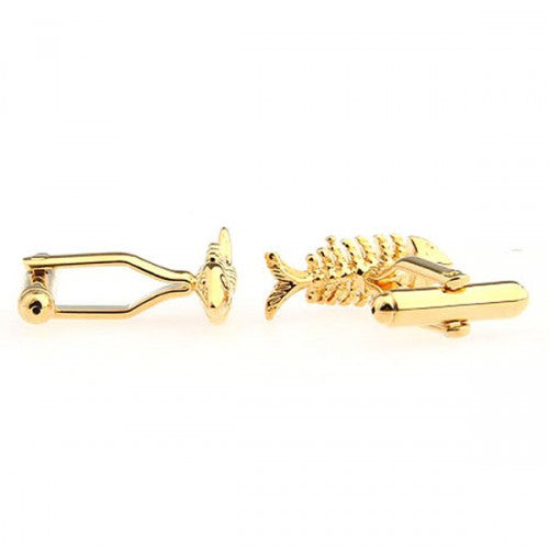 Gold-Fish-Skeleton-Animals-Modalooks-Cufflinks-2