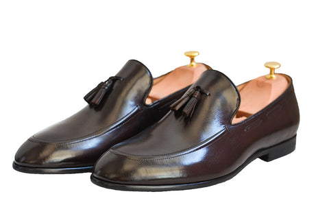 Modalooks-1st-Layer-Cow-Leather-Handmade-Shoes-Loafers-Gentleman-Front-Shot