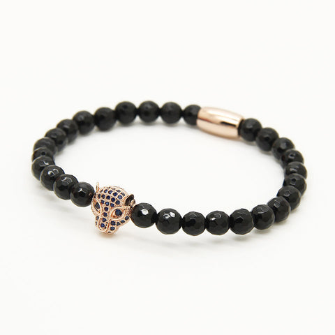 Leopard with Facted Onyx