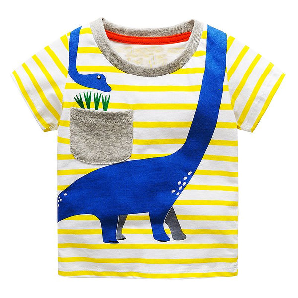 Modalooks-Kidslooks-Bambinilooks-Brachiosaurus-T-Shirt-Cotton-Short-Sleeve-4