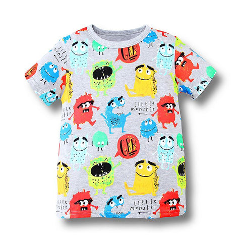 Modalooks-Kidslooks-Bambinilooks-Little-Monster-T-Shirt-Cotton-Short-Sleeve-8