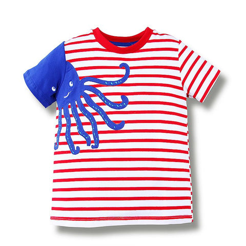 Modalooks-Kidslooks-Bambinilooks-Octopus-T-Shirt-Cotton-Short-Sleeve-9