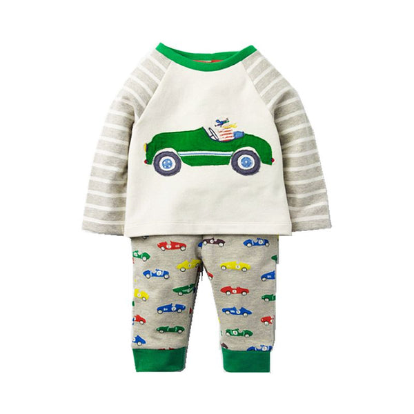 Modalooks-Kidslooks-Bambinilooks-Sports-Car-Set-Pants-T-Shirt-Cotton-Long-Sleeve
