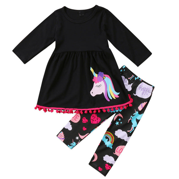 Modalooks-Kidslooks-Bambinilooks-Unicorn-Set-Pants-Dress-Cotton-Long-Sleeve