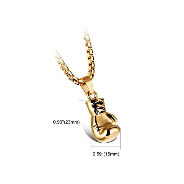 Modalooks-Mens-Boxing-Glove-Necklace-18K-Gold-Plating-316L-Stainless-Steel-Base-Dimensions