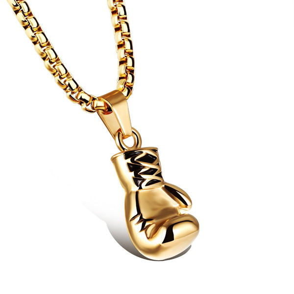 Modalooks-Mens-Boxing-Glove-Necklace-18K-Gold-Plating-316L-Stainless-Steel-Base