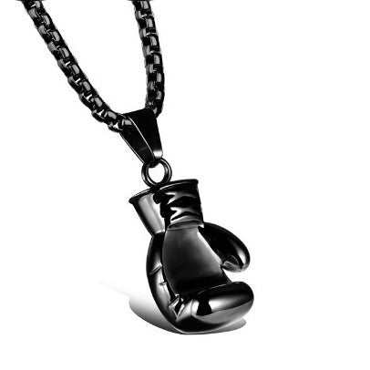 Modalooks-Mens-Boxing-Glove-Necklace-Ruthenium-Plating-316L-Stainless-Steel-Base