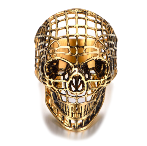 Modalooks-Ring-Men-Male-Plated-Gold-Skull-Spider-Net