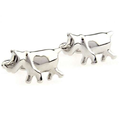 Rhino-Rhinoceros-Animal-Silver-Modalooks-Cufflinks